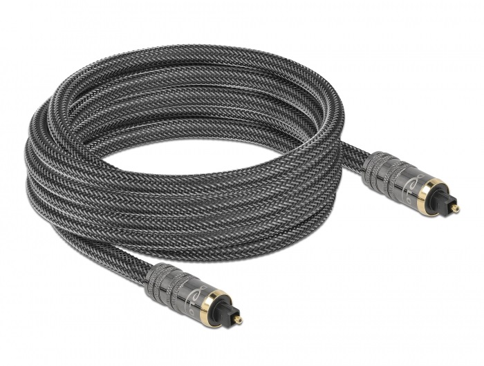 Delock 86986 5m sztenderd TOSLINK apa - apa kábel