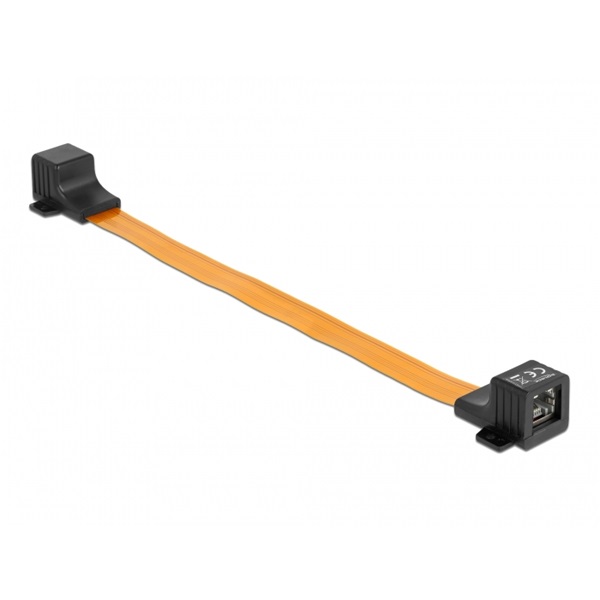 Delock 87031 30cm RJ45 anya - anya FPC ablakon átbújtatható flexibilis szalagkábel