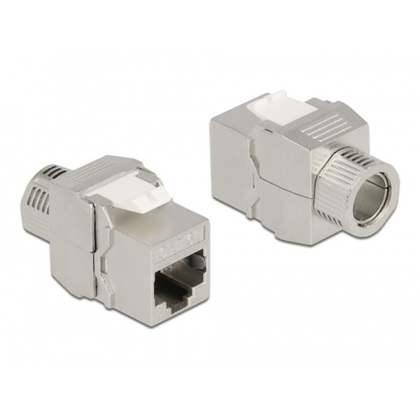 Delock 87032 RJ45 anya - LSA Cat6A eszközmentes borított Keystone modul
