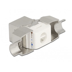 Delock 87032 RJ45 anya - LSA Cat6A eszközmentes borított Keystone modul