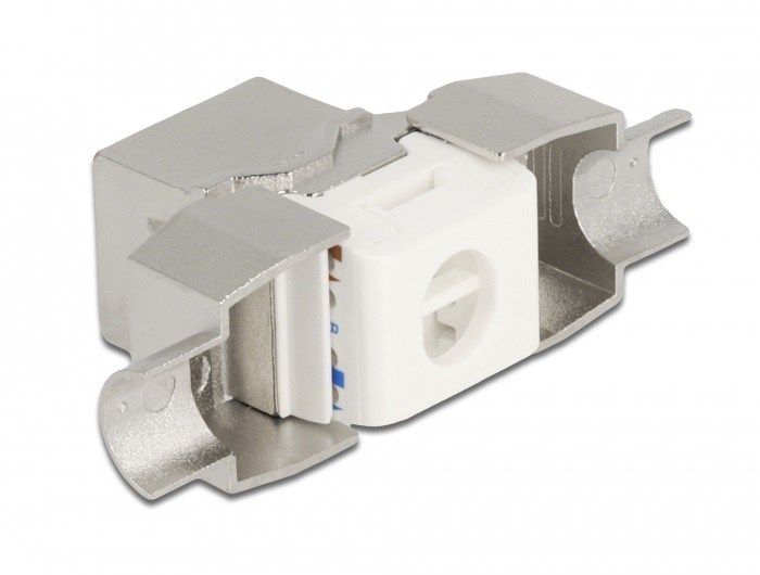 Delock 87032 RJ45 anya - LSA Cat6A eszközmentes borított Keystone modul