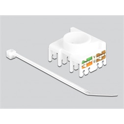 Delock 87034 RJ45 anya - LSA Cat6A eszközmentes 180°-os Keystone modul