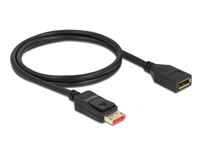 Delock 87070 1m DisplayPort 8K 60Hz anya - apa hosszabbító kábel