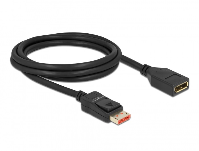 Delock 87071 2m DisplayPort 8K 60Hz anya - apa hosszabbító kábel