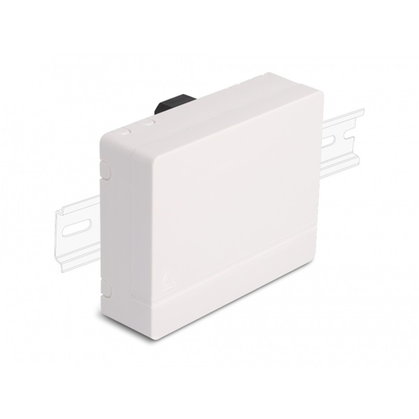 Delock 87141 4xSC Simplex/LC Duplex DIN sínre szerelhető optikai rostkapcsoló doboz