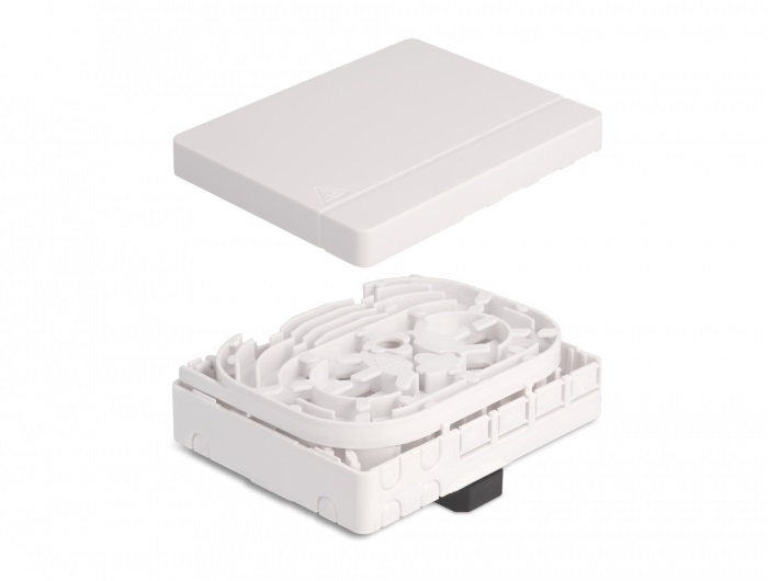 Delock 87141 4xSC Simplex/LC Duplex DIN sínre szerelhető optikai rostkapcsoló doboz
