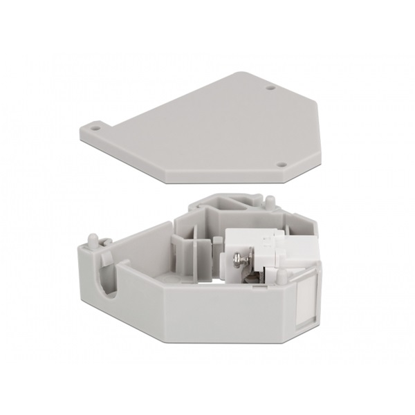 Delock 87159 Keystone IEC antenna anya kapocstest DIN sínre szerelhető adapter