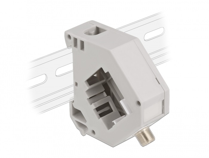 Delock 87160 Keystone F antenna anya - anya DIN sínre szerelhető adapter
