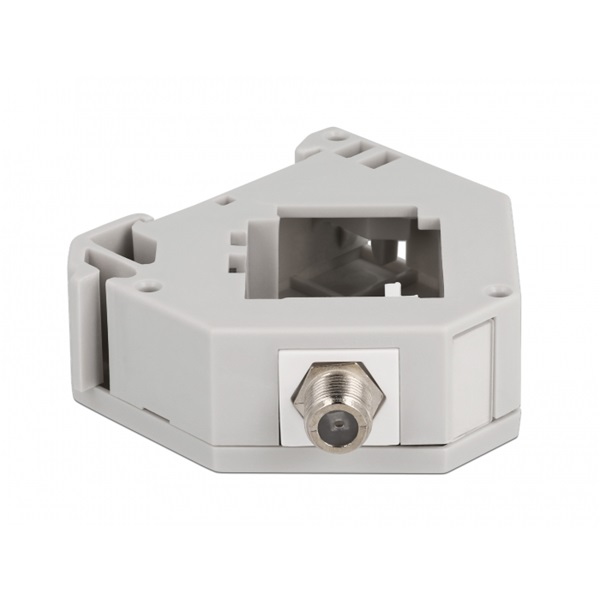 Delock 87160 Keystone F antenna anya - anya DIN sínre szerelhető adapter