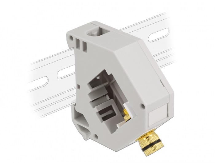 Delock 87162 Keystone hangszóró kábel DIN sínre szerelhető adapter