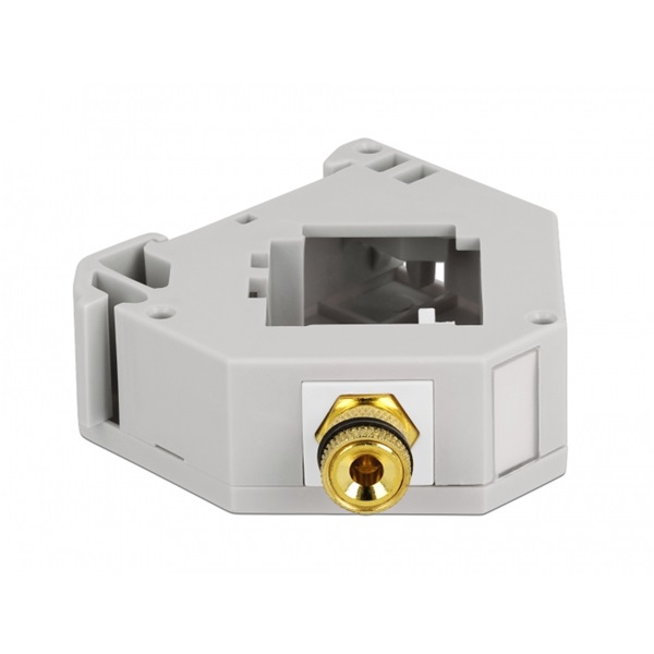 Delock 87162 Keystone hangszóró kábel DIN sínre szerelhető adapter