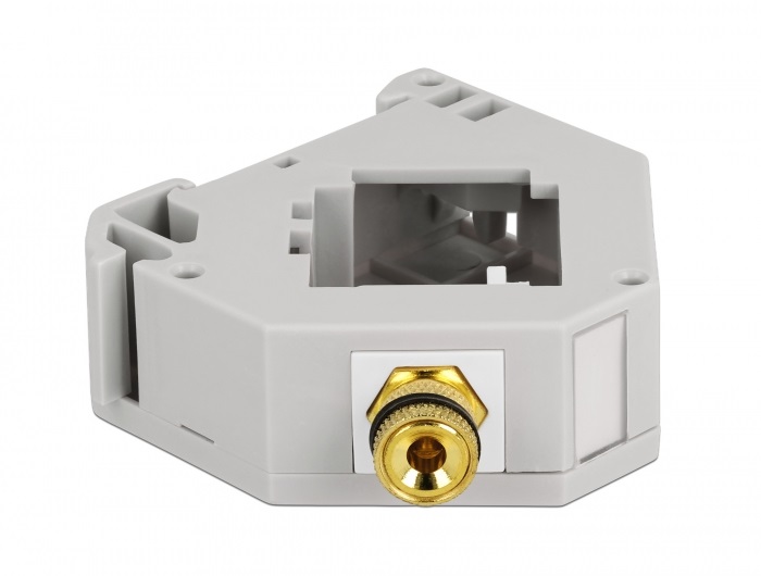 Delock 87162 Keystone hangszóró kábel DIN sínre szerelhető adapter