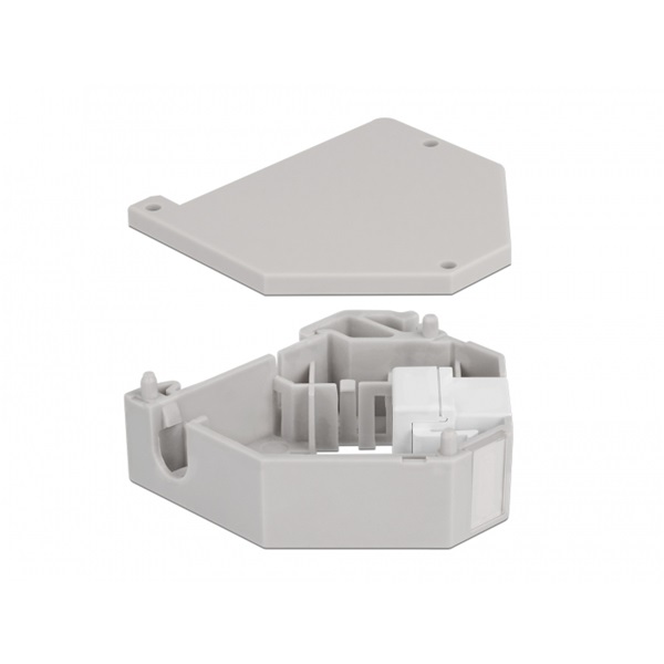 Delock 87163 Keystone USB-A 2.0 anya - anya DIN sínre szerelhető adapter