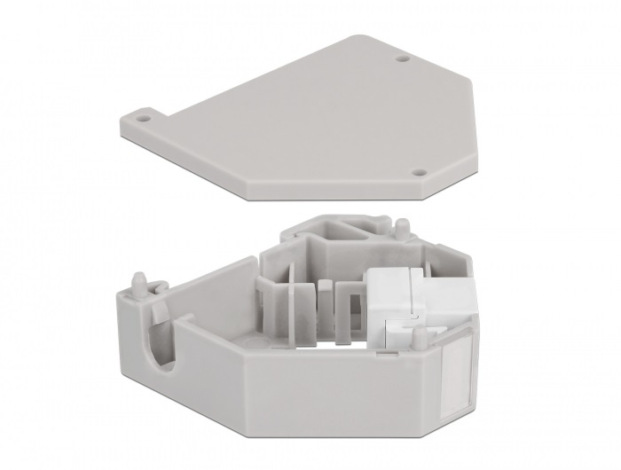 Delock 87163 Keystone USB-A 2.0 anya - anya DIN sínre szerelhető adapter