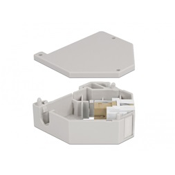 Delock 87167 Keystone SC Simplex anya bézs DIN sínre szerelhető adapter