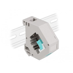 Delock 87173 Keystone SC Simplex anya vízkék DIN sínre szerelhető adapter