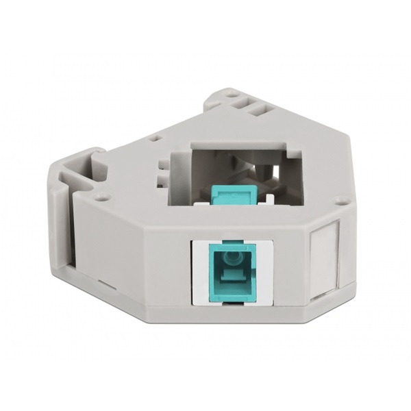 Delock 87173 Keystone SC Simplex anya vízkék DIN sínre szerelhető adapter