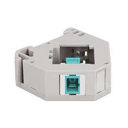 Delock 87173 Keystone SC Simplex anya vízkék DIN sínre szerelhető adapter