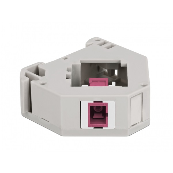 Delock 87182 Keystone SC Simplex anya ibolya DIN sínre szerelhető adapter