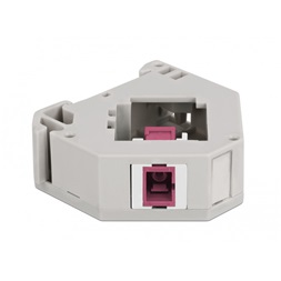 Delock 87182 Keystone SC Simplex anya ibolya DIN sínre szerelhető adapter