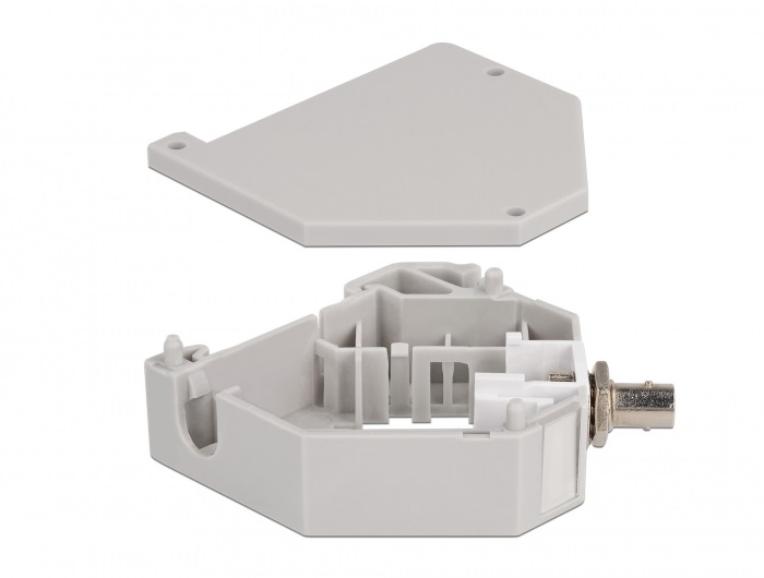 Delock 87196 Keystone ST Simplex anya - anya DIN sínre szerelhető adapter