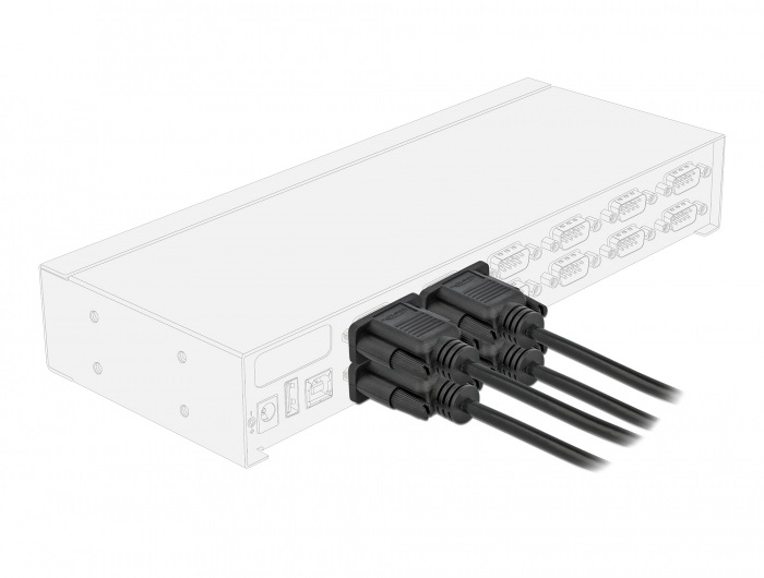 Delock 87308 50cm RS-232 D-Sub 9 anya - anya soros kábel