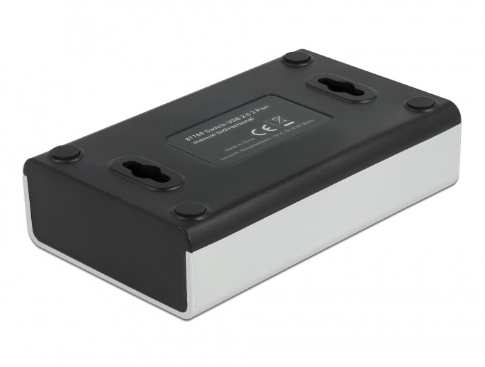 Delock 87760 1xUSB-B anya - 2xUSB-A 2.0 anya manuális kétirányú switch
