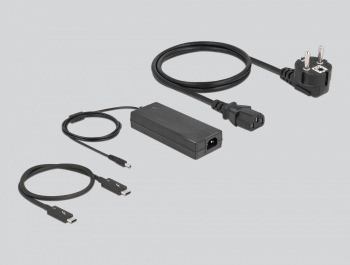 Delock 87777 Thunderbolt3 8K - Dual DisplayPort/USB3.2/LAN/SD/Jack/PD 3.0 dokkoló állomás