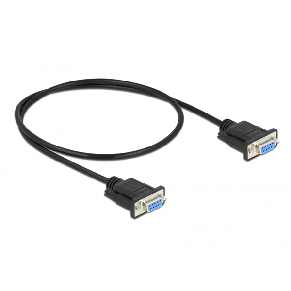 Delock 87788 50cm RS-232 D-Sub 9 anya - anya CTS/RTS auto soros kábel