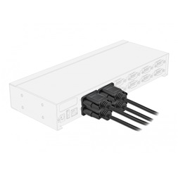 Delock 87788 50cm RS-232 D-Sub 9 anya - anya CTS/RTS auto soros kábel
