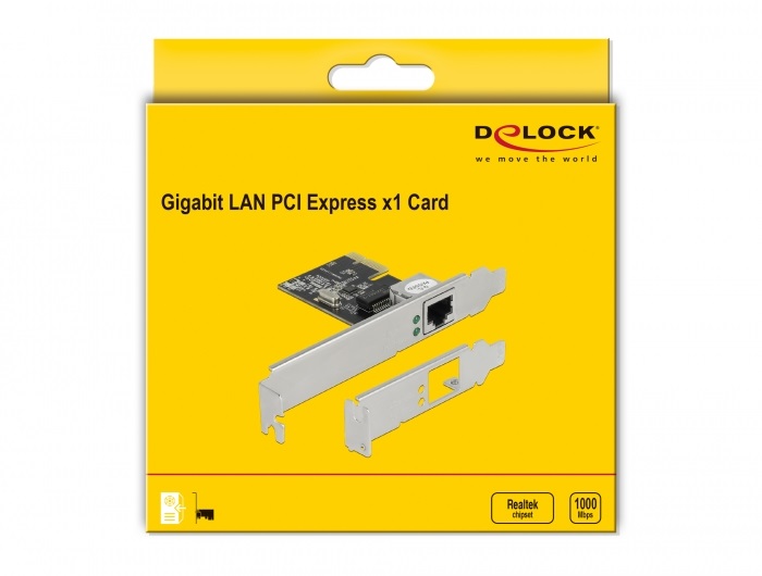 Delock 89189 Gigabit Ethernet PCI Express x1 hálózati kártya