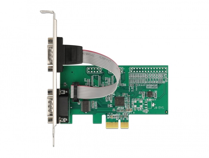 Delock 89555 2xSoros RS-232 PCI Expressz-kártya