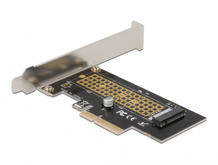 Delock 90047 M.2 NVMe M-key 80mm low profile PCI Express x4 adapter