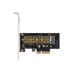 Delock 90047 M.2 NVMe M-key 80mm low profile PCI Express x4 adapter