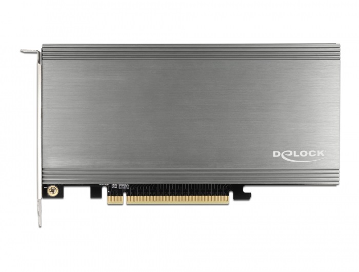 Delock 90050 4xNVMe M.2 M-key aktív hűtésű PCI Expresz x16 kártya