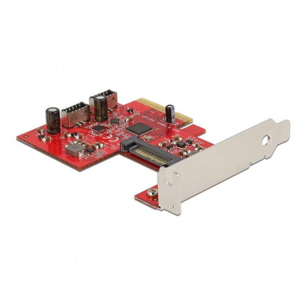 Delock 90058 2xbelső USB 3.2 Gen2 20 tűs anya PCI Express x4 kártya