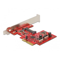 Delock 90058 2xbelső USB 3.2 Gen2 20 tűs anya PCI Express x4 kártya