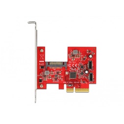 Delock 90058 2xbelső USB 3.2 Gen2 20 tűs anya PCI Express x4 kártya