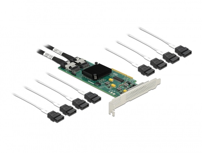 Delock 90061 8 portos SATA PCI Express x8 kártya
