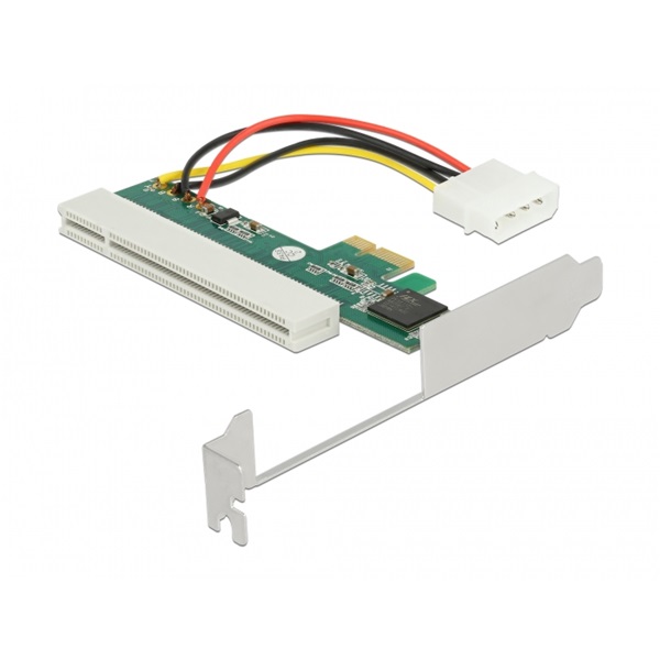 Delock 90063 1xPCI 32 Bit 5V PEX8112-AA66BI chipsetes PCI Express x1 kártya