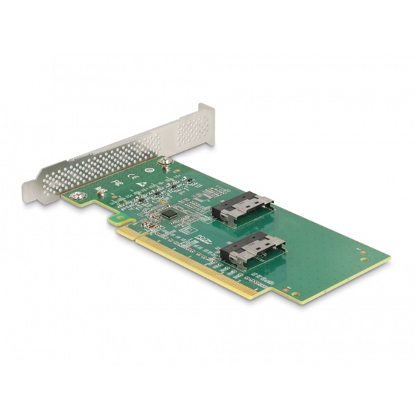 Delock 90077 4xSFF-8639 NVMe elágazó kábellel PCI Express 4.0 x16 kártya