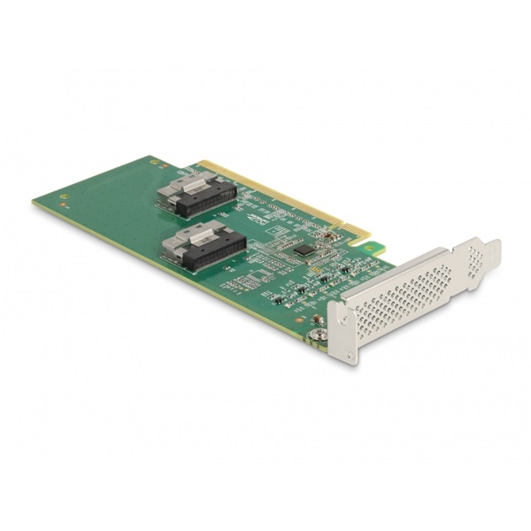 Delock 90077 4xSFF-8639 NVMe elágazó kábellel PCI Express 4.0 x16 kártya
