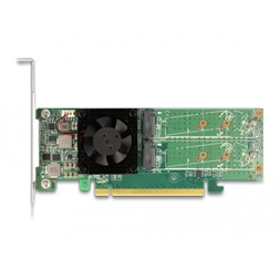 Delock 90078 4xbelső NVMe M.2 M-key PCI Express x16 kártya