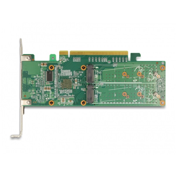 Delock 90078 4xbelső NVMe M.2 M-key PCI Express x16 kártya