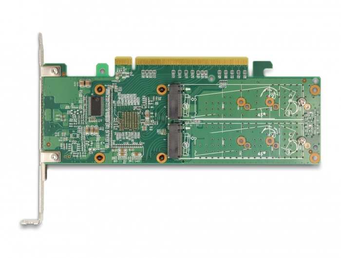 Delock 90078 4xbelső NVMe M.2 M-key PCI Express x16 kártya