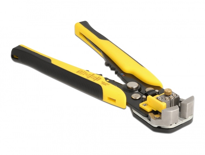 Delock 90553 AWG 10 - 24 koaxiális kábelekhez multifunkcionális krimpelő/vágó
