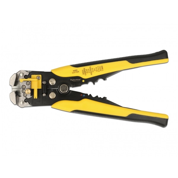 Delock 90553 AWG 10 - 24 koaxiális kábelekhez multifunkcionális krimpelő/vágó