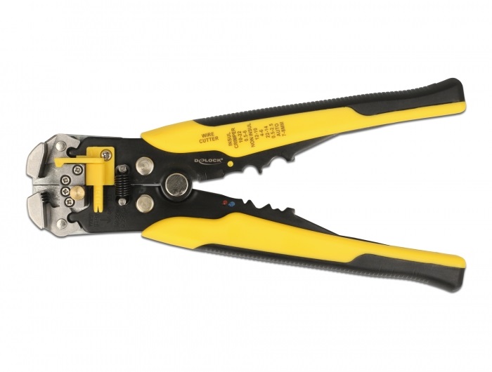 Delock 90553 AWG 10 - 24 koaxiális kábelekhez multifunkcionális krimpelő/vágó