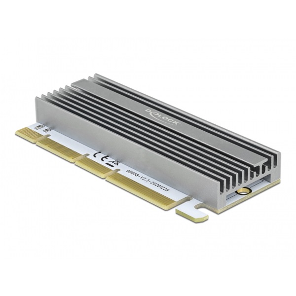 Delock 90566 1xNVMe M.2 M-key RGB LED-es PCI Express x16 kártya