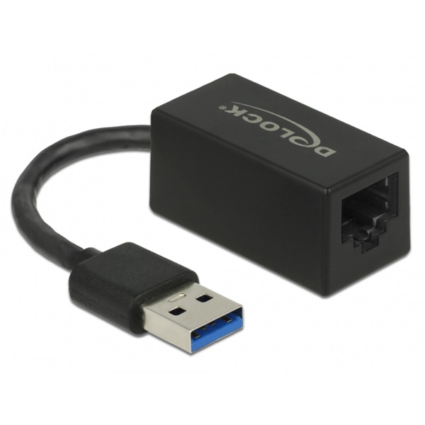 Delock 66039 Adapter SuperSpeed USB (USB 3.2 Gen 1) USB A-típusú > Gigabit LAN 10/100/1000
